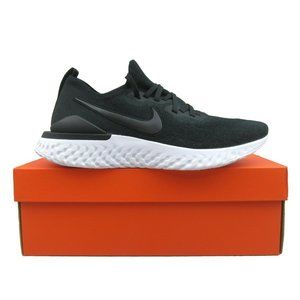 Nike Epic React Flyknit 2 Running Shoes Black White NEW Mens Multi Sizes